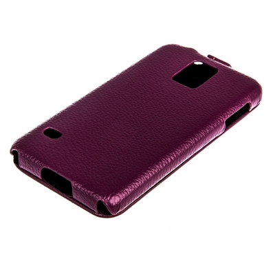 Чехол кожаный Melkco для Samsung Galaxy S5 фиолетовый